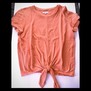 Madewell front tie top (small)